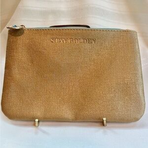 ipsy Glam Bag STAY GOLDEN Gold EUC Like New💄3/$12💄5/$15‎